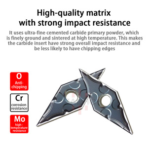 Cnmg120401 bán kính nhỏ chuyển công cụ WNGG080401-HA vngg160401 tnmg160401 chèn cacbua chèn cho bán kính nhỏ chuyển công cụ - Product Image 4