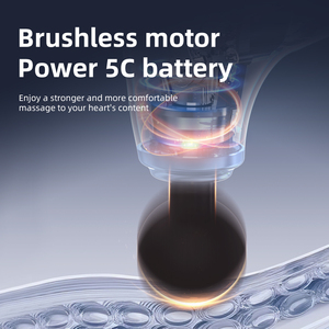 Martillo de Masaje Profesional, Pistola de Masaje de Fascia con Mango Largo, Pistola de Masaje Muscular con Mango Curvo para Tejido Profundo - Product Image 3