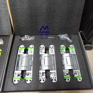 3D điều chỉnh 177*28mm mềm đóng bản lề vô hình Hiện Đại Hợp kim kẽm tiết kiệm không gian cửa bản lề thẩm mỹ ẩn cửa giải pháp - Product Image 4