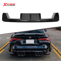 Diffuseur arrière en fibre de carbone véritable XTREME, style MP, pour BMW M3 M4 G80 G81 G82 G83, diffuseur arrière à quatre sorties