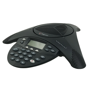 Điện thoại hội nghị <span class=keywords><strong>Polycom</strong></span> soundstation2 với micrô 360 ° cho các cuộc họp kinh doanh rõ ràng - Product Image 1