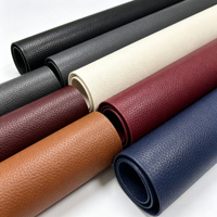 Cuir synthétique en silicone à texture litchi, imperméable et résistant aux taches, pour sièges automobiles, sacs, rembourrage médical, sur mesure
