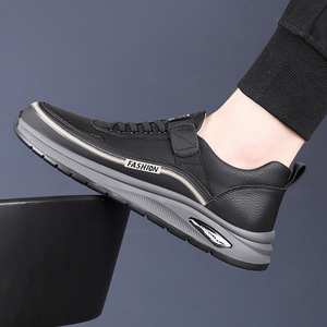 Zapatos Casuales para Hombre, Sin Cordones, Tacón Bajo, Suela de Goma, Acolchados, Estilo para Caminar, Cómodos, Transpirables y a la Moda - Product Image 3