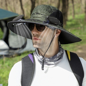 Gorra de Pesca con Doble Ventilador, Carga Solar y USB, Sombrero Refrigerante para Pescadores, Ajustable, para Verano y Actividades al Aire Libre - Product Image 4