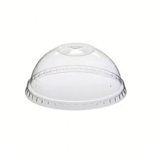Gobelets en plastique PET jetables transparents écologiques de 98 mm et 16 oz avec couvercles anti-fuite pour boissons froides et bubble tea, personnalisables avec votre logo - Product Image 2
