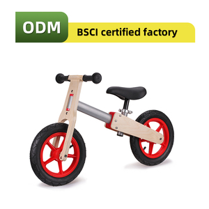 Jouets à roulettes de bonne qualité pour enfants, vélo d'équilibre en <span class=keywords><strong>bois</strong></span> de 12 pouces pour enfants, vélo à pousser pour bébé, vélo à roulettes pour tout-petits, 2-5 ans - Product Image 3