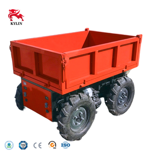 Mini-dumper hydraulique 500 kg <span class=keywords><strong>à</strong></span> 4 roues, <span class=keywords><strong>brouette</strong></span> électrique <span class=keywords><strong>à</strong></span> batterie pour ferme - Product Image 1