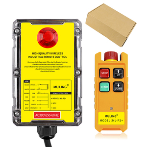 รีโมทคอนโทรลไร้สาย ML-P2+ กันน้ำ 868MHz สำหรับเครน วัสดุพลาสติกกันกระแทก ระบบเรียนรู้รหัสแบบกลิ้งและรหัสคงที่ - Product Image 1