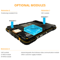 Tablette PC industrielle robuste Android 13 OEM T70 1000nit 8+128g, ordinateur portable PDA MTK, étanche, vente chaude, terminal