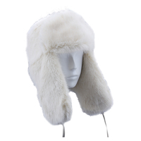 Gorro Ruso Ushanka Personalizado R1, Transpirable, de Piel, Estilo Aviador de la Unión Soviética para Invierno, Gorro Supplex para Viajes