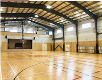 Structure en acier pour terrains de sport, conception de cadre en acier, taille personnalisée, vente en gros