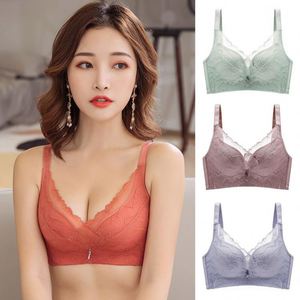 Elegante <span class=keywords><strong>Sujetador</strong></span> de Encaje Negro para Mujer <span class=keywords><strong>Sin</strong></span> Copas de Espuma - Product Image 3