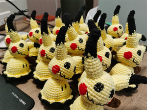 2024 pokemen Amigurumi gengar ma Halloween móc búp bê móc trang trí móc mimikyu Amigurumi đồ chơi - Product Image 5