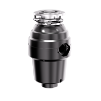 Broyeur de déchets alimentaires continu manuel en acier inoxydable 220V, compacteur de déchets, technologie silencieuse, classe d'efficacité énergétique, garantie 3 ans