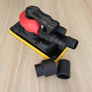 Lijadora orbital neumática YITU de 70 mm x 198 mm, 3 pulgadas, con gancho y bucle, mango tipo pistola y escape lateral para lijado de carrocerías. - Product Image 1