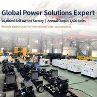 Generator Diesel Tipe Terbuka Berkinerja Tinggi 150KVA 200KVA 300KVA Solusi Energi Cadangan Mesin