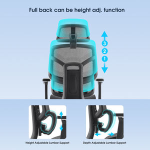 Silla de Oficina Ergonómica de Malla Completa de Lujo para Ejecutivos, Silla de Oficina Ejecutiva Cómoda con Respaldo Alto, Sillas de Oficina - Product Image 3