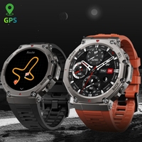 Reloj Inteligente DM58 con GPS, Deportivo, Resistente al Agua 5ATM, Unisex, Monitoreo de Salud, Brújula, Seguimiento de Rutas, Pantalla AMOLED Cuadrada, Caja de Aleación