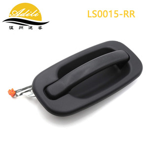 มือจับประตูด้านนอกสีดำ Gmc รุ่น Ls0015 Rr ทำจากพลาสติกและโลหะ ติดตั้งด้วยเทปกาวหรือสกรู - Product Image 1