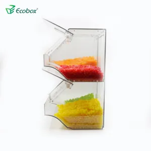 Ecobox散装糖果有机坚果种子储存散装食品桶零售商店