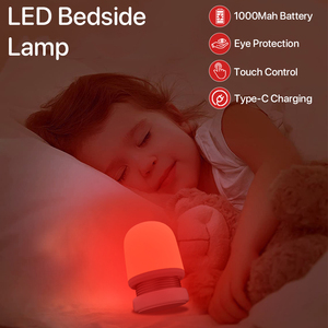 Yarrae New 625 ~ 630nm Màu Đỏ Màu <span class=keywords><strong>Led</strong></span> Ánh Sáng Ban Đêm USB Có Thể Sạc Lại Báo Chí Điều Khiển 3 Độ Sáng Đèn Ban Đêm Cho Phòng Ngủ - Product Image 2