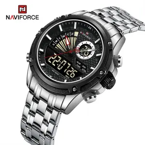 NAVIFORCE 9205 SB Watches For Men Big Big Dial Luxury Original Classic Quartz Clock Analog Chronograph Sports Waterproof Wrist