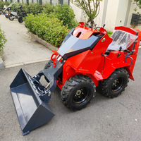Chargeuse compacte sur pneus de haute qualité Euro 5 CE EPA 4 roues motrices pour l'agriculture et la construction