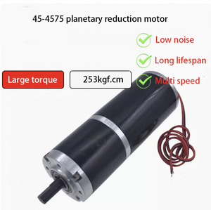 45-4575 45MM 고토크 브러시드 DC 모터 엔진 DC <span class=keywords><strong>12V</strong></span> 24V 엔진 8-1600rpm 전기 저소음 소형 유성 기어박스 - Product Image 6
