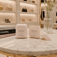 Nouveau Contenant Cosmétique Personnalisé Rond Vide de 10g pour Déodorant Solide, Crème Solaire, Blush et Anti-cernes en Stick