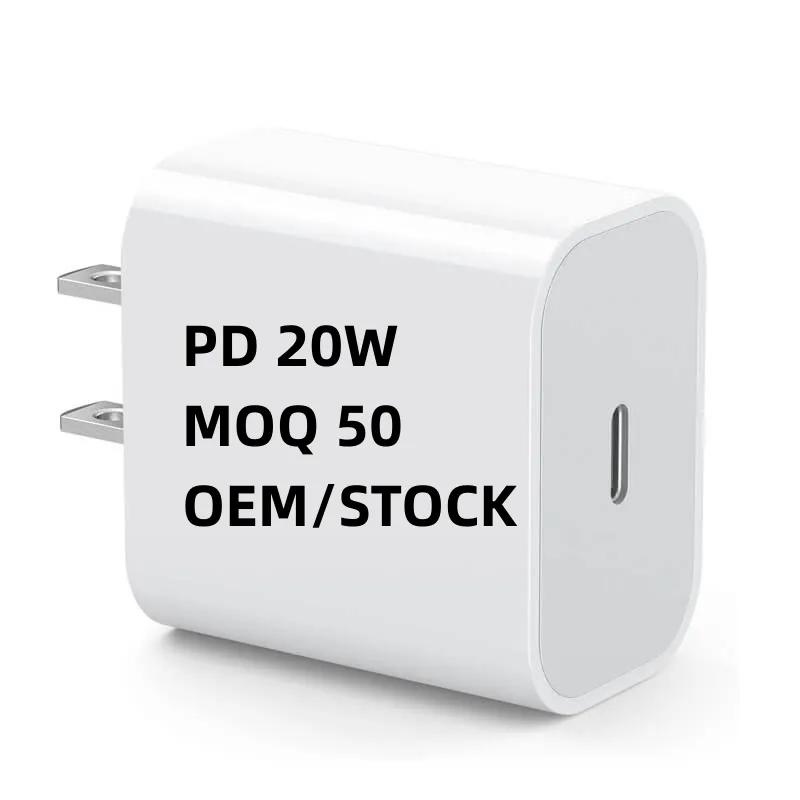 Pd Wall Multi Phone Usb C Charger 20W Charger Adapter USB Fast Mobile Cell Phone Charger For iPhone 12 13 14