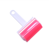 Rouleau anti-peluche réutilisable en plastique pour vêtements et poils d'animaux, poils de chat, rouleau adhésif, collecteur de poussière pour canapé, lavable et pratique