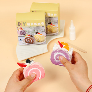 PU Simulation Food <b>Cake</b> Model DIY Handmade Food Toy <b>Cake</b> Material <b>Kit</b> Simulation Dessert Toy - Product Image 2