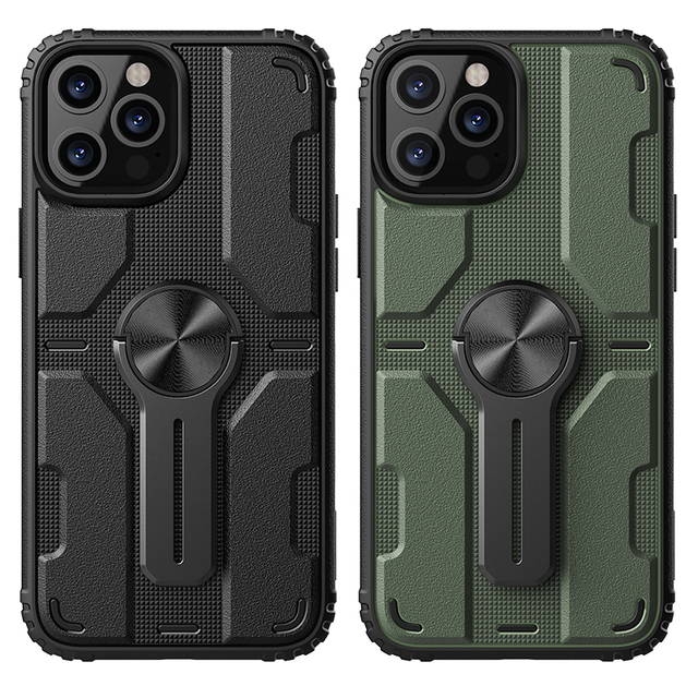 Nillkin TPU+PC Shockproof Cell Phone case With Removable Metal Phone Accessories Mobile Cell Phone case Cover for iPhone