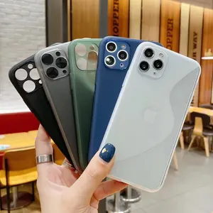 Anti Shock Soft Matt TPU Protective Case for Iphone 11 Pro Max Cheap Mobile Phone Case For Samsung A33 A53 for Xiaomi Note 11S