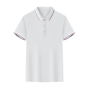 Camiseta Polo Personalizada de Alta Calidad para Hombre |   Ropa de Trabajo de Manga Corta de Poliéster y Spandex de Secado Rápido Ice Silk con Impresión de Logotipo - Product Image 4