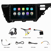 Autoradio Android 15 Octa Core avec écran tactile OLED, CarPlay et Android Auto intégrés, Wi-Fi pour Toyota Camry 2017-2020, lecteur GPS