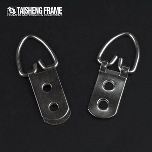 Herrajes Resistentes para Marcos <span class=keywords><strong>de</strong></span> <span class=keywords><strong>Fotos</strong></span>, Gancho <span class=keywords><strong>de</strong></span> Metal Plateado con Doble Orificio, Anillo en D para Colgar Cuadros, Decoración <span class=keywords><strong>de</strong></span> Pared, Arte - Product Image 5