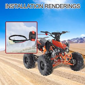 GOOFIT — interrupteur de haut-parleurs sans fil, lumière gauche, pour atv Quad 4 roues, taoo SunL, 50cc 70cc 90cc 110cc <span class=keywords><strong>125cc</strong></span> 150cc - Product Image 6