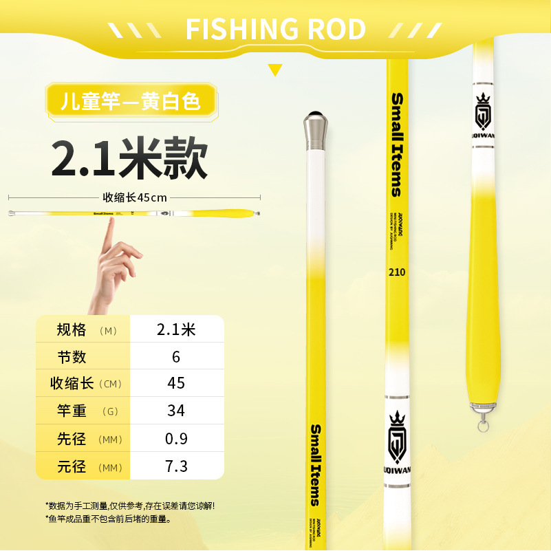Lemon Yellow 2.1m [Bare Rod]