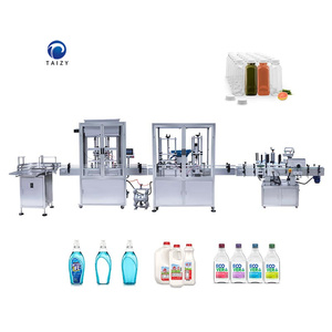 Línea de Producción Industrial de Botellas de Mantequilla de Maní, Máquina de Llenado de Pasta de Chocolate y Miel - Product Image 1