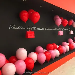 Venda imperdível decoração de interior suspensa balão de fibra de vidro escultura de balão para decoração de festas de casamento e eventos