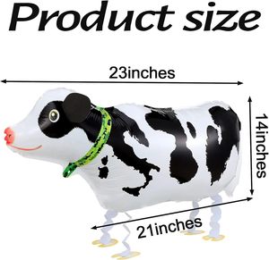 ลูกโป่งฟอยล์รูปสัตว์เดินลูกโป่งฮีเลียมสำหรับสัตว์เลี้ยงใ<span class=keywords><strong>ช</strong></span>้ใน<span class=keywords><strong>ฟาร์ม</strong></span>สัตว์ลูกโป่งตกแต่งงานปาร์ตี้ - Product Image 2