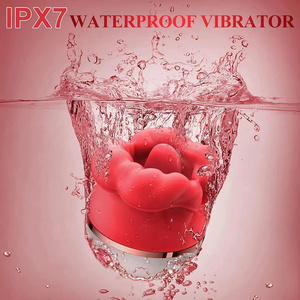 LOVE.100% Resistente al Agua, Estimulador de Clítoris con Succión y Lamido, Estimulador de Pezones, Vibrador de Lengua en Forma de Rosa, Juguetes Sexuales con 10 Frecuencias - Product Image 6