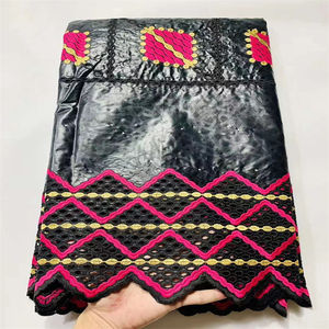 Tissus de Dentelle Bazin Riche Africaine de Haute Qualité en Gros, Dentelle Française <span class=keywords><strong>Georges</strong></span> - Product Image 3