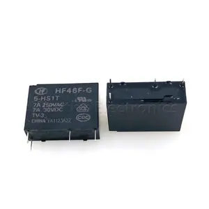 High quality electronic parts HS1 electromagnetic relay 12 24 5VDC 5A 7A 4PIN HF46F-G-5-HS1T relay module