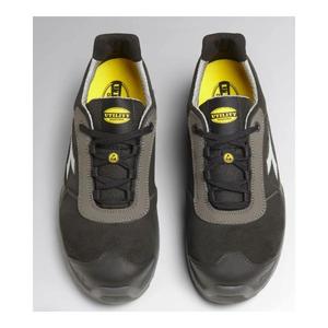 DIADORA UTILITY-701,179899-C4115/37 Zapatos de seguridad bajos SHARK STAB IMP LEAT LOW S3 SRC ESD Negro/Sombra - Product Image 2