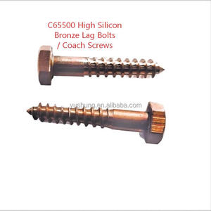 Yushung Bronzen Bouten C65100 C65500 Siliciumbrons Wagenbouten (Coachbouten) 1/4-20x1 inch tot 12 inch - Product Image 3