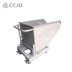 อุปกรณ์เสริมรถยกอุตสาหกรรม ถังบรร<span class=keywords><strong>จ</strong></span>ุแบบเทเองได้ ทำ<span class=keywords><strong>จ</strong></span>ากสแตนเลส รับน้ำหนัก 1000-2500 กก. ได้รับการรับรองมาตรฐาน ISO9001 ยี่ห้อ JIDA สำหรับขยะ - Product Image 4