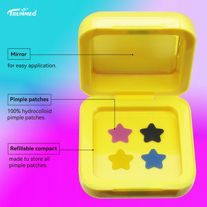 8 tờ 4 đếm đầy màu sắc Sao mụn vá với rách dòng gương hộp đóng gói - Product Image 1