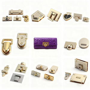 מנעולי תיק מתכווננים מצופים סגסוגת אבץ בהתאמה אישית, מנעול סיבובי לתיקים, מזוודות ואביזרים - Product Image 4